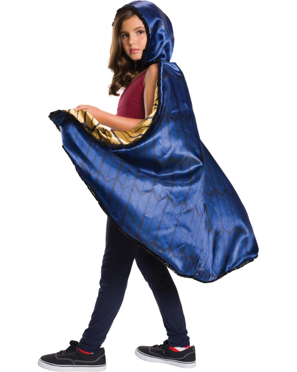Childs Deluxe Batman V Superman Wonder Woman Cape Costume Accessory